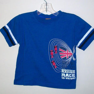 BOYS BRITISH RACING SHIRT 2T Monster Industry NWT